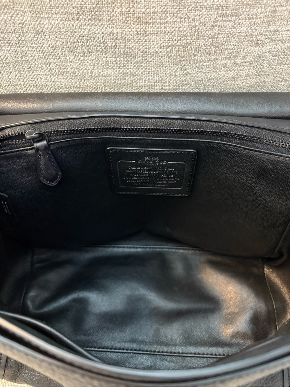Coach Vintage Black Small Suede & Leather Satchel Top Handle Turnlock with Strap - Picture 12 of 14